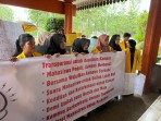 Gelar Aksi, Mahasiswa Unilak Tuntut Transparansi, Dialog Pimpinan Kampus Dinanti