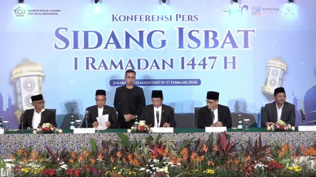 Pemerintah RI Tetapkan 1 Ramadan 1447 H Kamis 19 Februari 2026, Muhammadiyah Rabu
