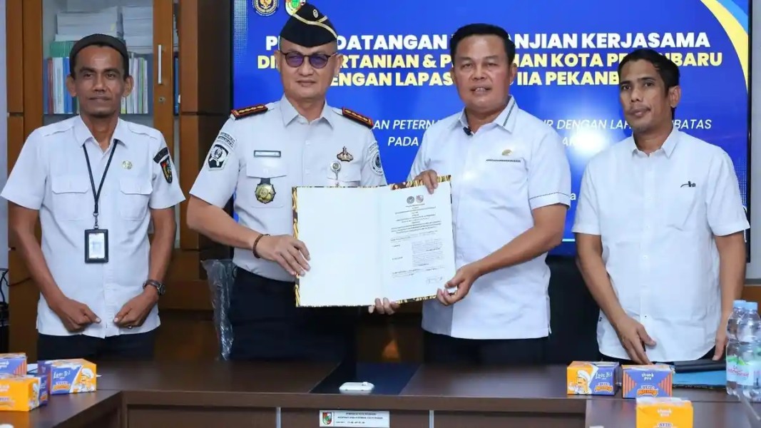Warga Binaan Bakal Dilatih Ternak Ayam Petelur, Lapas Pekanbaru Gandeng Distankan