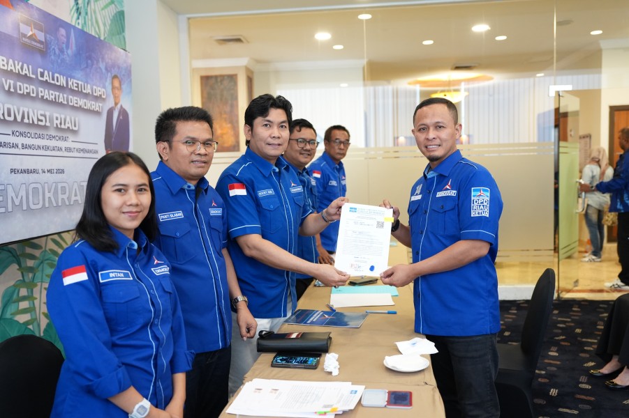 AHY Buka Musda Demokrat Riau, Agung Nugroho Dipastikan Melenggang
