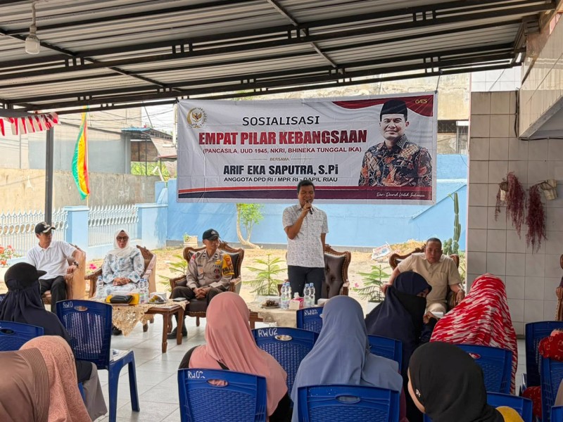 Sosialisasikan 4 Pilar di Tirta Siak, Arif Eka Saputra Dorong Penanganan Kawasan Kumuh