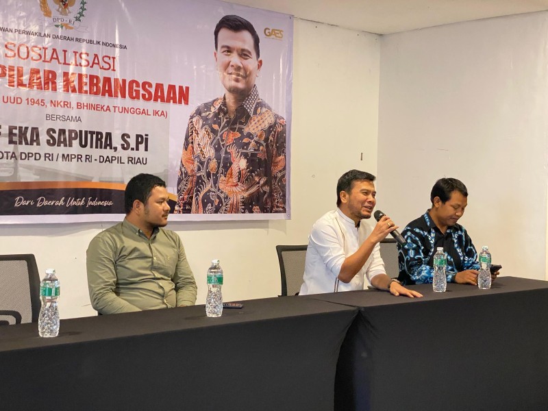 Arif Eka Saputra Ajak Masyarakat Riau Perkuat Empat Pilar Kebangsaan