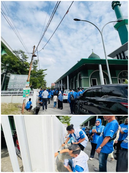 Sambut HUT Ke-25, Demokrat Pekanbaru Luncurkan Gerakan Langit Biru, Ajak Warga Rawat Lingkungan dan Rumah Ibadah