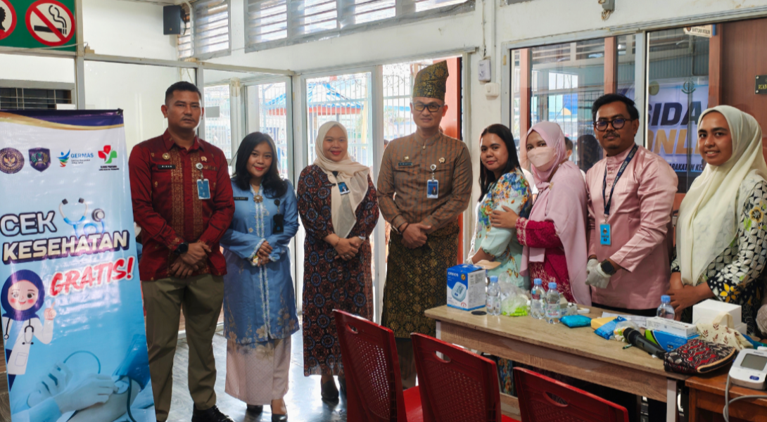Lapas Pekanbaru Gelar Pemeriksaan Kesehatan Gratis bagi Warga Binaan dan Masyarakat