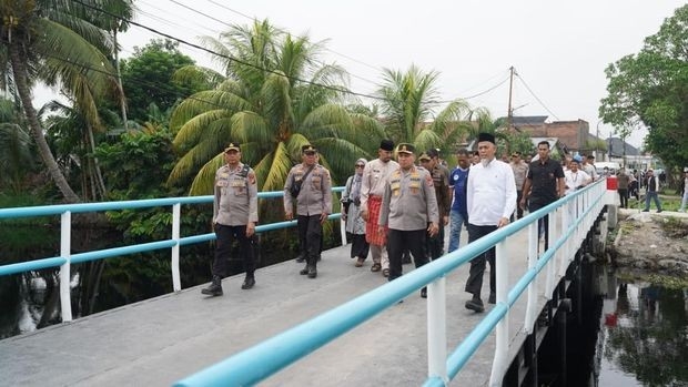 Polda Riau Tuntaskan Pembangunan 80 Jembatan Merah Putih Tahap II, Akan Diresmikan Kapolri