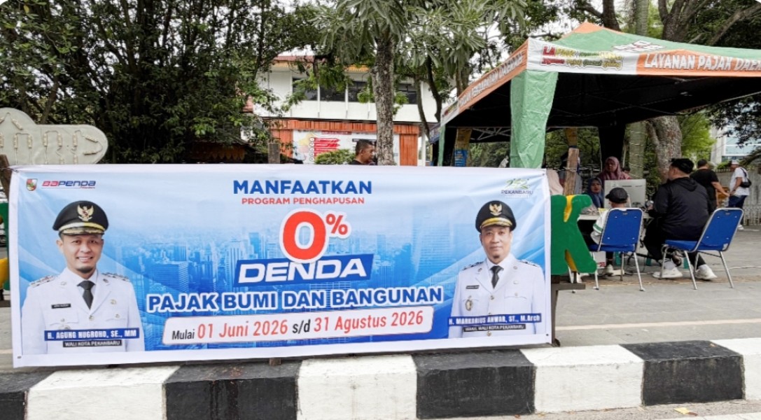 Diskon PBB-P2 70 persen Diserbu Warga, Bapenda Pekanbaru Buka Posko saat CFD di MPP