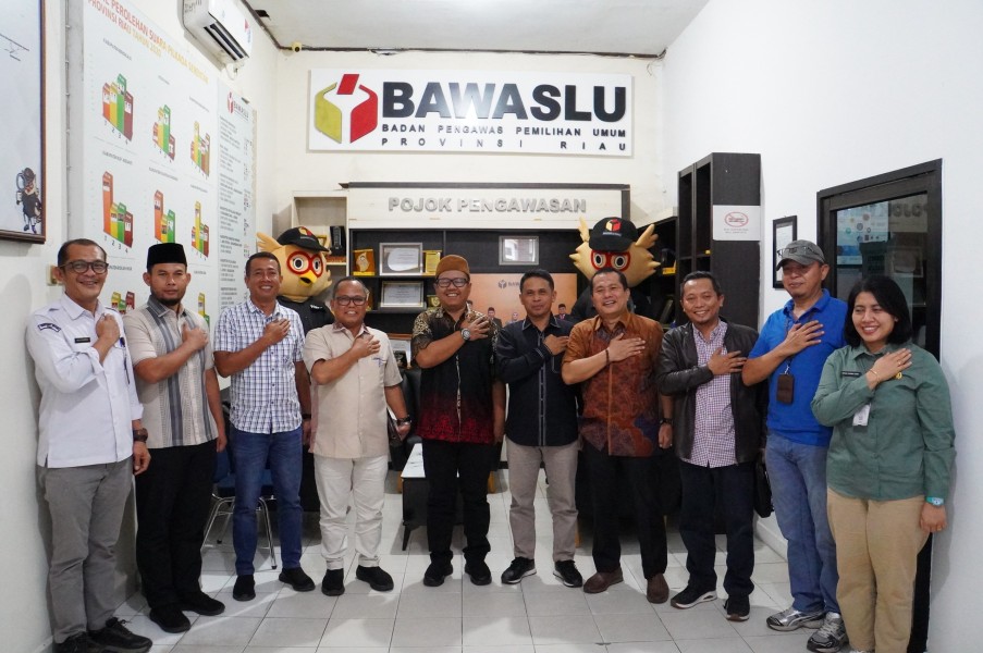 Dinilai Perlu untuk PDPB, KPU Riau Koordinasi ke Bawaslu Riau