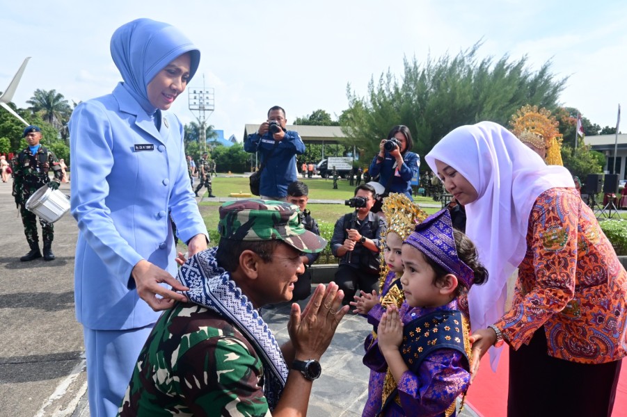 Kasau Tinjau Pembangunan Infrastruktur Rafale di Lanud RSN