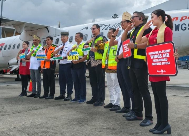 Perkuat Konektivitas Sumatera, Bandara SSK II Buka Penerbangan Pekanbaru–Gunungsitoli