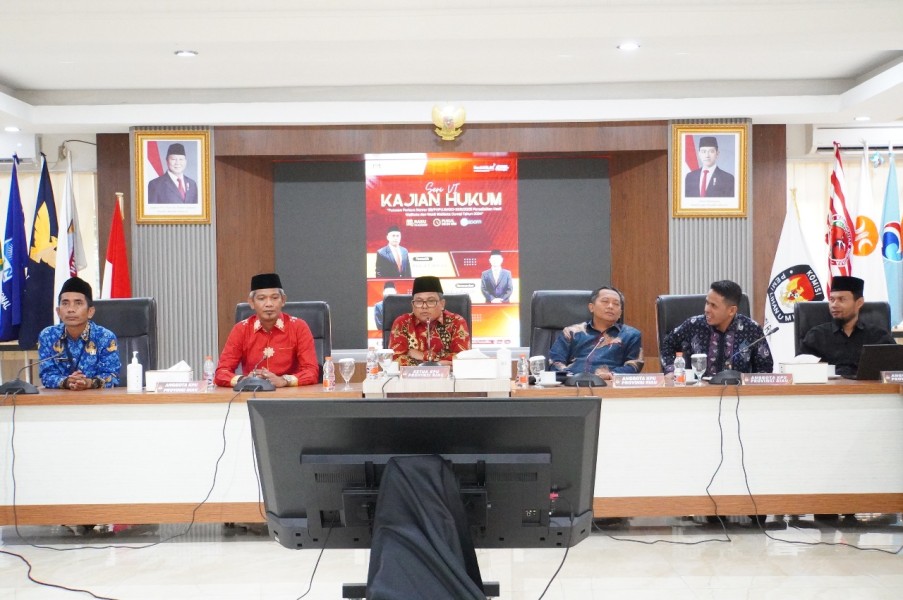 KPU Riau Edukasi Jajaran Penyelenggara, Bahas Putusan MK Terkait Sengketa Pilkada Dumai 2024