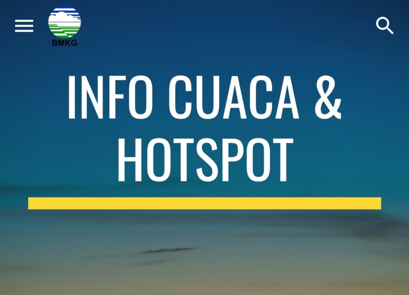 BMKG: Jarak Pandang Sempat Turun Hingga 100 Meter