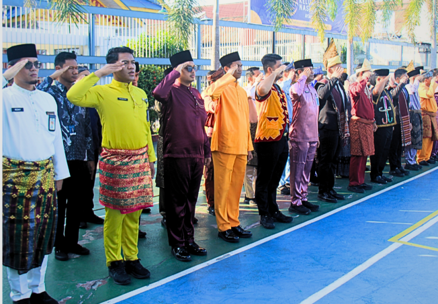 Angkat Tema ‘Ayah Wajib Hadir’, Lapas Pekanbaru Gelar Upacara Harganas ke-33 Penuh Makna