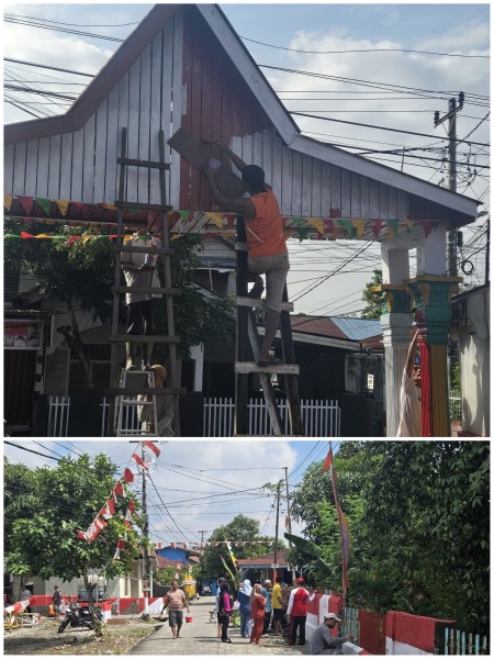Merah Putih Menyala di Kampung Baru: Semangat 81 Tahun RI dan 242 Tahun Pekanbaru Hidup di RW 07