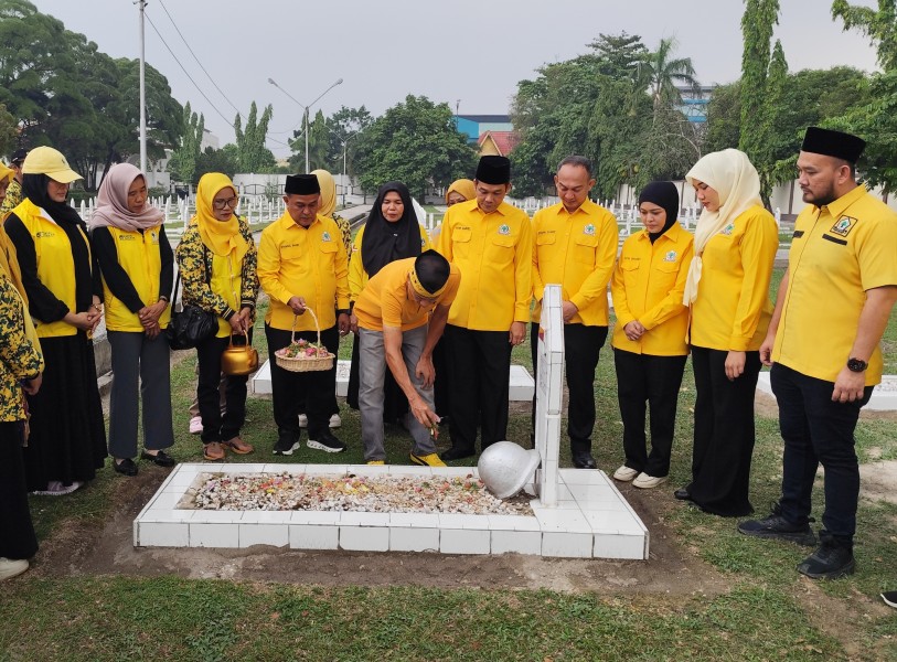 Ziarah ke TMP, Golkar Siap Kolaborasi Dukung Program Pemko
